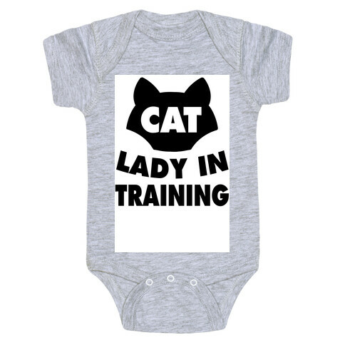 Cat Lady in Training  Baby One-Piece