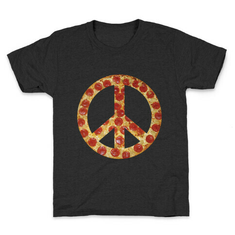 Peace Of Pizza Kids T-Shirt