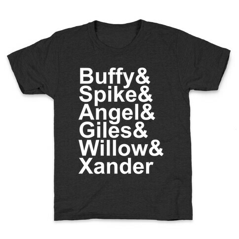 Buffy Names Kids T-Shirt