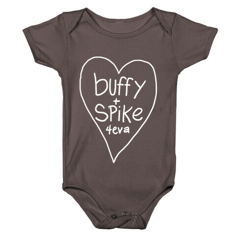 Buffy + Spike 4eva Baby One-Piece
