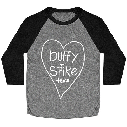 Buffy + Spike 4eva Baseball Tee