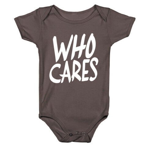 Who Cares? Baby One-Piece