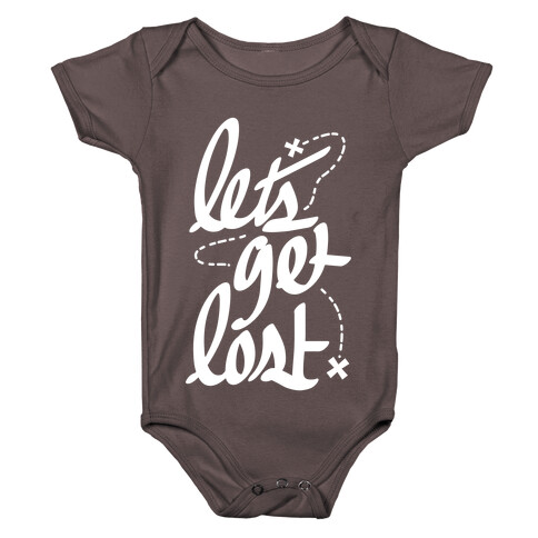 Let's Get Lost Baby One-Piece