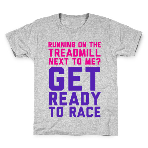 Running on the Treadmill? Kids T-Shirt