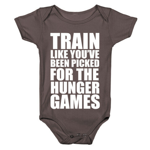 Train for the Hunger Games Baby One-Piece
