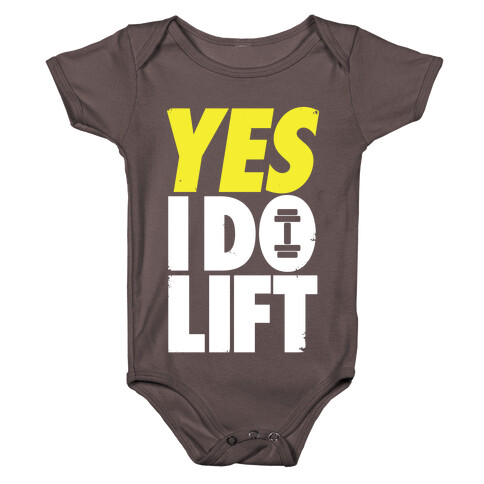 Yes, I Do Lift Baby One-Piece