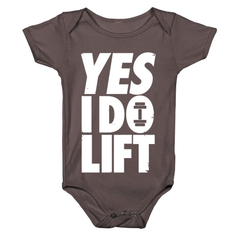 Yes, I Do Lift Baby One-Piece