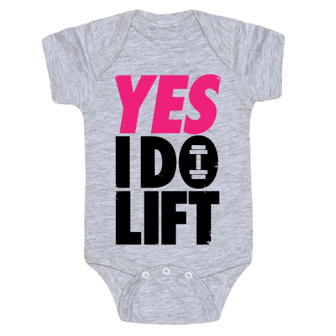 Yes, I Do Lift Baby One-Piece