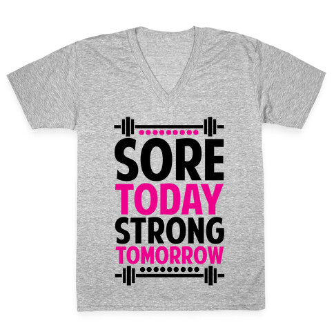 Strong Tomorrow V-Neck Tee Shirt