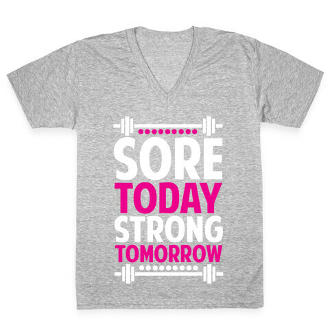 Strong Tomorrow V-Neck Tee Shirt