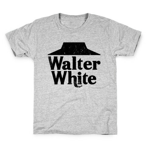 Walter White Roof Pizza Kids T-Shirt