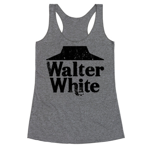 Walter White Roof Pizza Racerback Tank Top