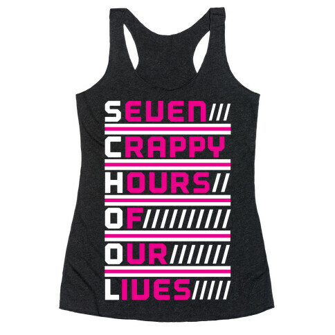 The Meaning of School Racerback Tank Top