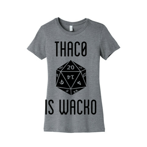 Thac0 Is Wacko Womens T-Shirt