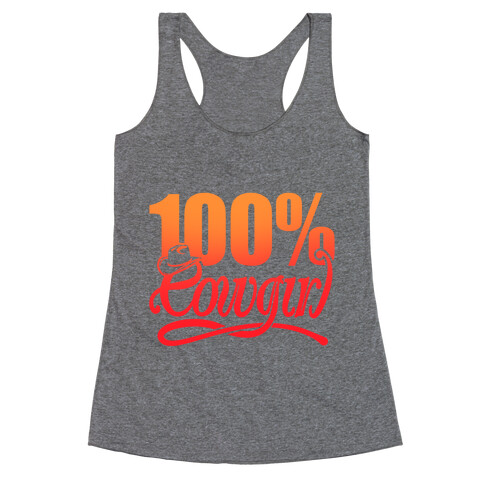 100% Cowgirl Racerback Tank Top