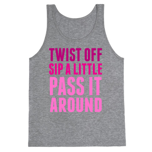 Twist Off Sip A Little Tank Top