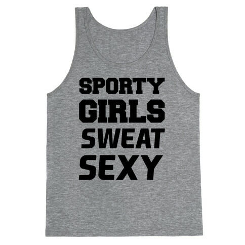 Sporty Girls Sweat Sexy Tank Top