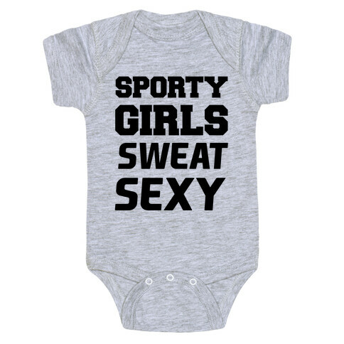 Sporty Girls Sweat Sexy Baby One-Piece