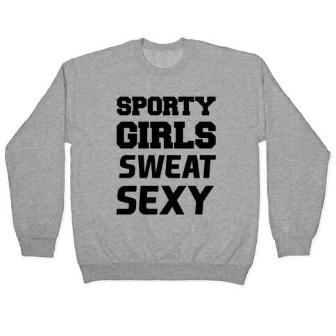 Sporty Girls Sweat Sexy Pullover