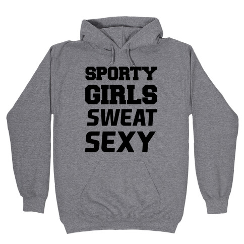 Sporty Girls Sweat Sexy Hooded Sweatshirt