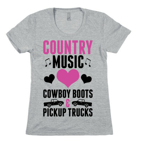 Country Love Womens T-Shirt