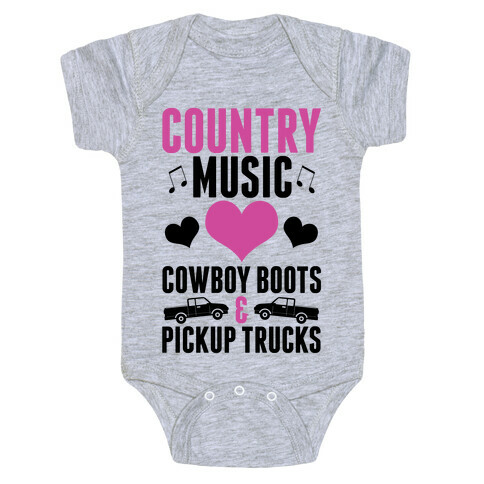 Country Love Baby One-Piece