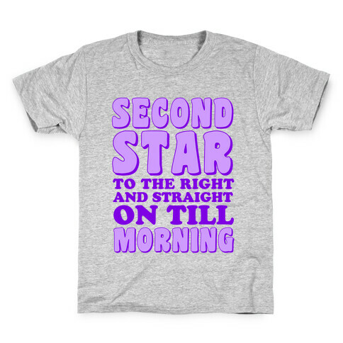 Second Star to the Right Kids T-Shirt