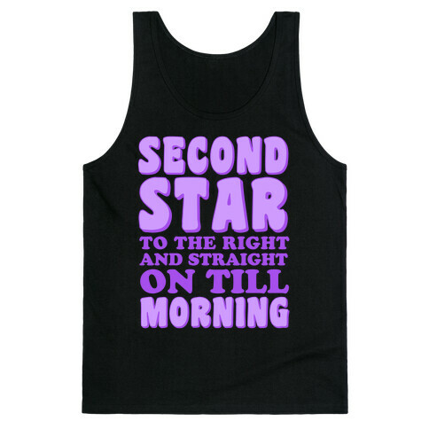 Second Star to the Right Tank Top