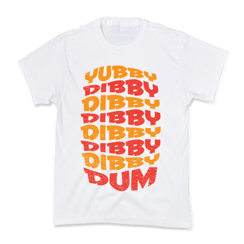 YUBBY DIBBY DUM Kids T-Shirt