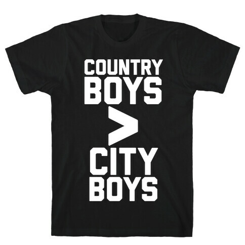 Country Boys > City Boys T-Shirt