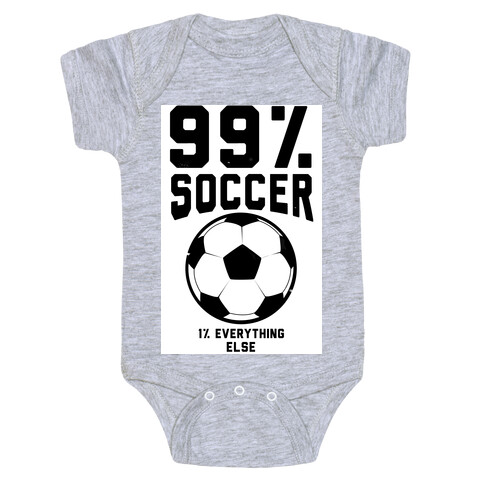 99 Percent Soccer Baby One-Piece