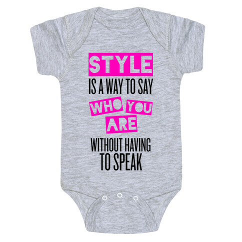 Style Baby One-Piece