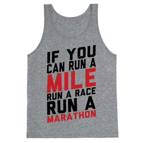 If You Can Run Tank Top