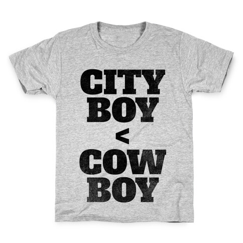 City Boy < Cowboy Kids T-Shirt