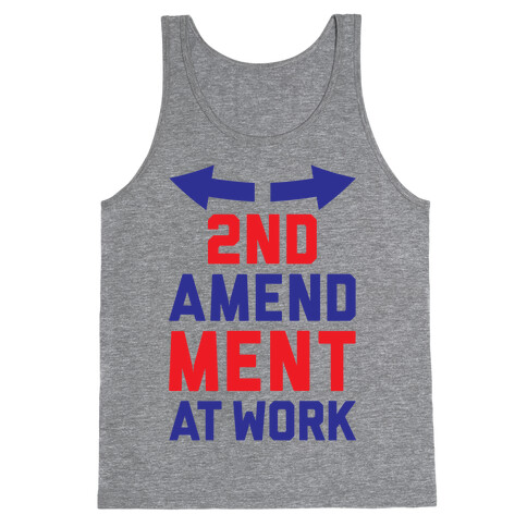 2nd Amendment At Work Tank Top