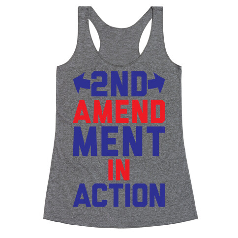 2nd Amendment In Action Racerback Tank Top