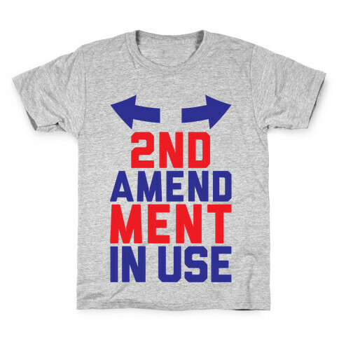 2nd Amendment In Use Kids T-Shirt