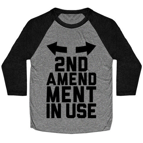 2nd Amendment In Use Baseball Tee