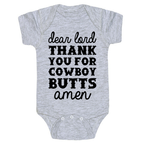 Cowboy Butts Baby One-Piece