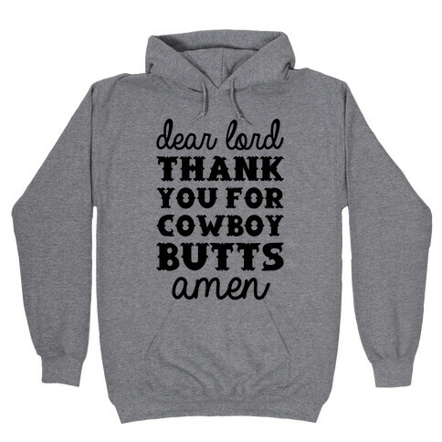 Cowboy Butts Hooded Sweatshirt