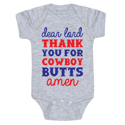 Cowboy Butts Baby One-Piece