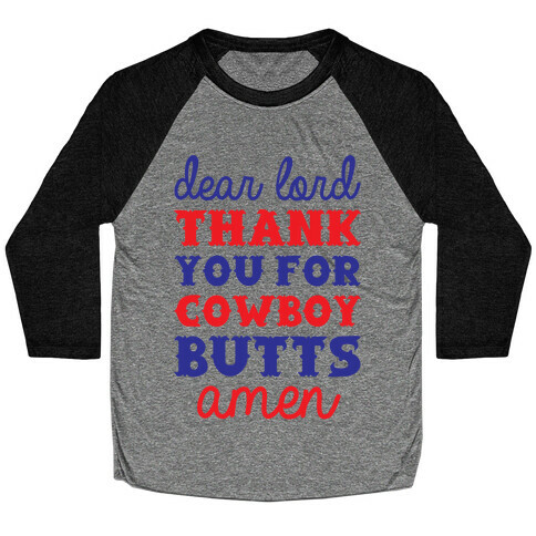 Cowboy Butts Baseball Tee