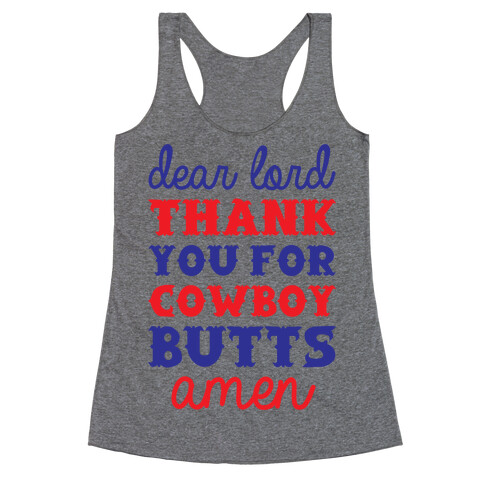 Cowboy Butts Racerback Tank Top