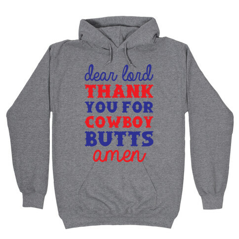Cowboy Butts Hooded Sweatshirt