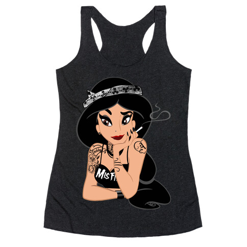 Punk Rock Princess Parody Racerback Tank Top