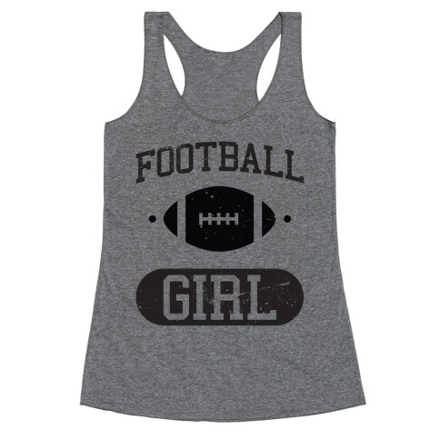 Football Girl Racerback Tank Top