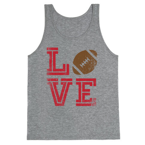 L (Football) V E Tank Top