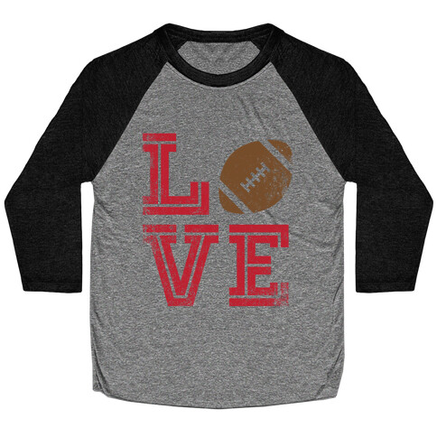 L (Football) V E Baseball Tee