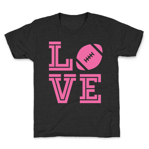 L (Football) V E Kids T-Shirt