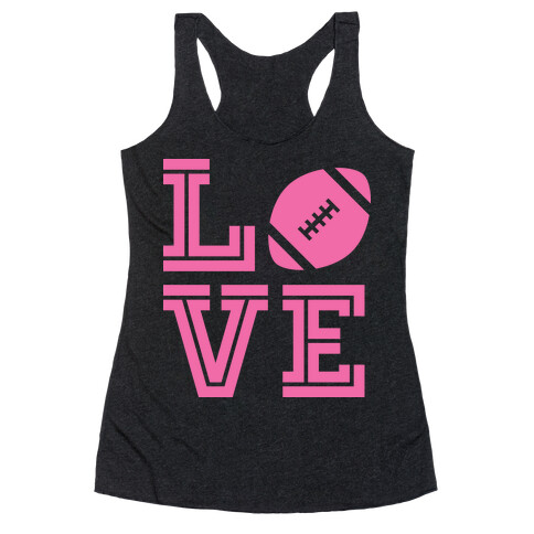 L (Football) V E Racerback Tank Top